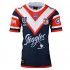 Camisola Sydney Roosters Rugby Equipamento Primeiro 2021 Manga Curta